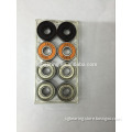 Longboard plastic skate wheel bearing Longboard Skateboard Cruiser Wheels (Clear Smoke) + ABEC 7